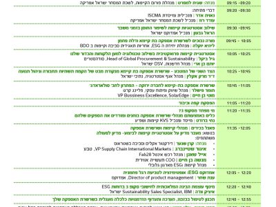תוכנית הכנס מעודכנת ל21.5.24